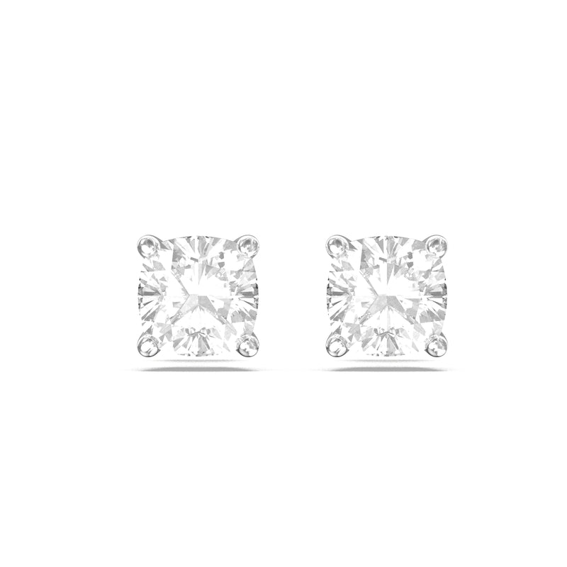 solitaire diamond earrings