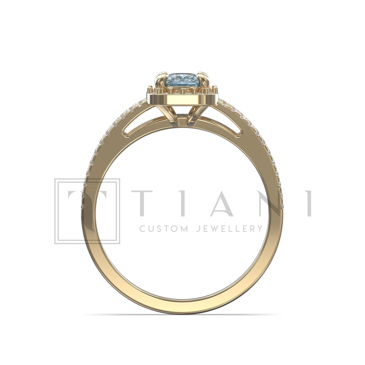 aquamarine engagement ring