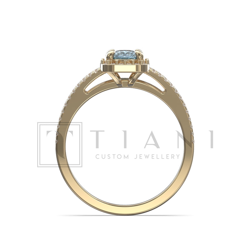 aquamarine engagement ring