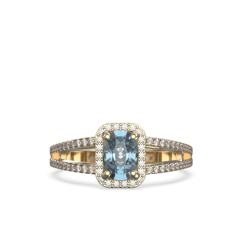 aquamarine engagement ring