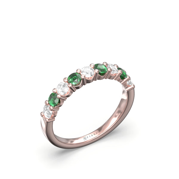 emerald eternity ring