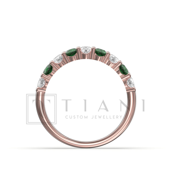 emerald eternity ring