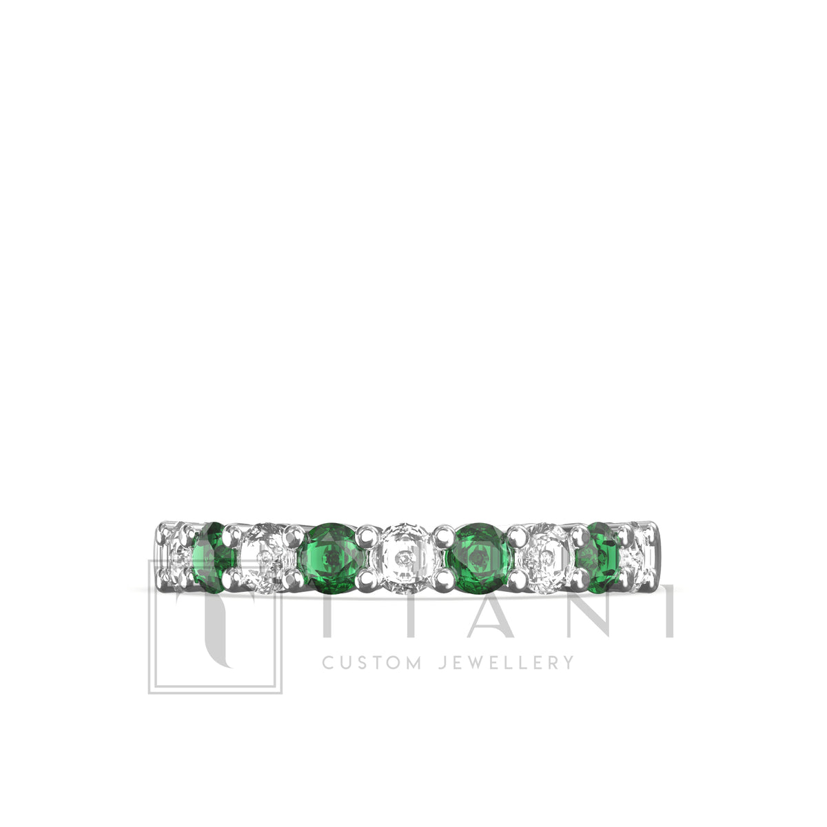 emerald eternity ring