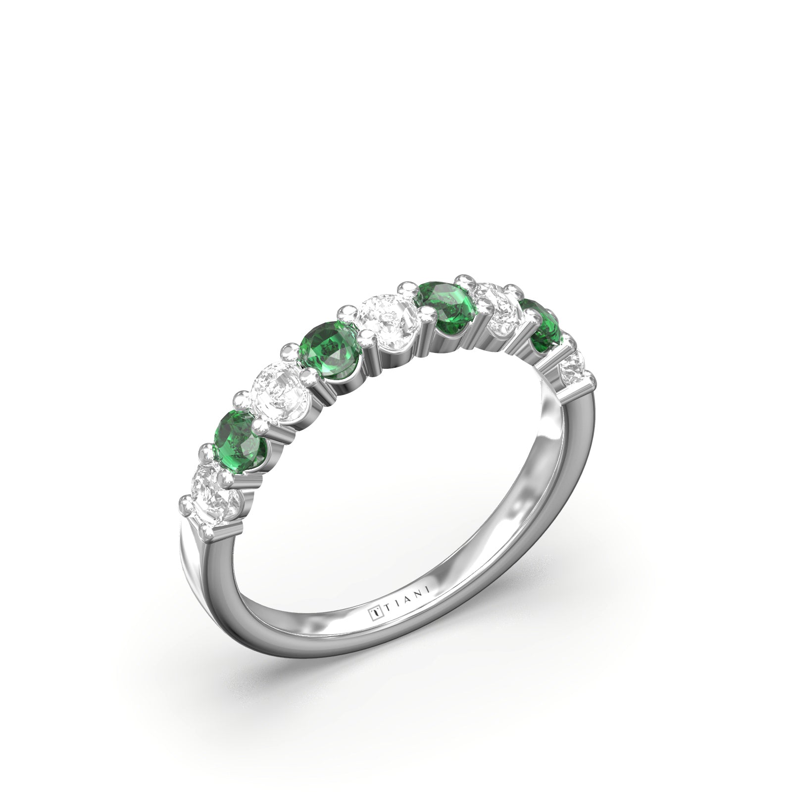 emerald eternity ring