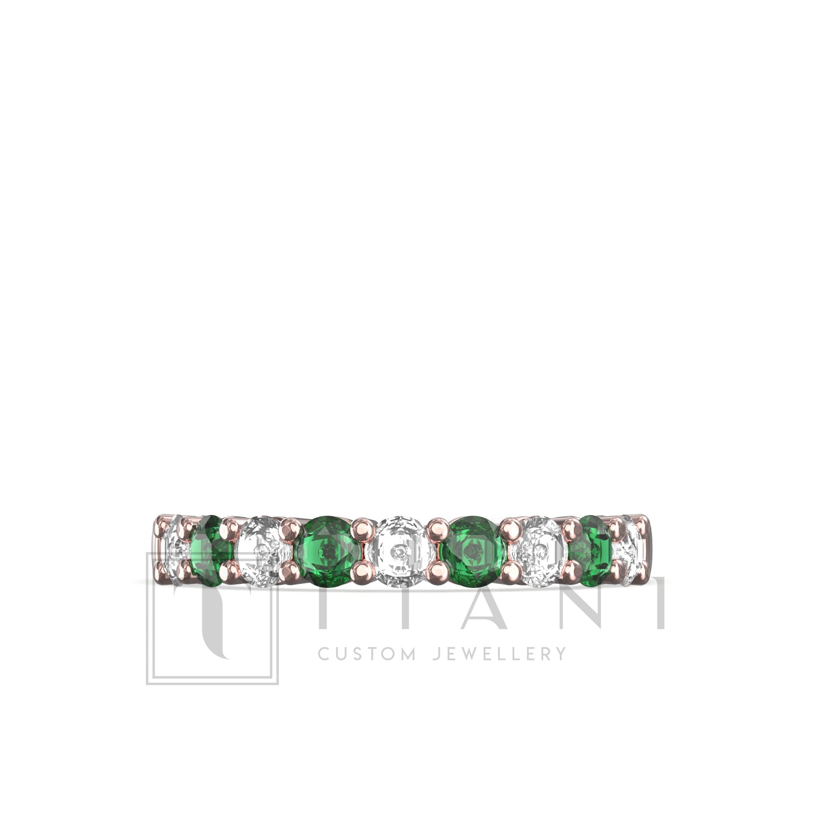 emerald eternity ring