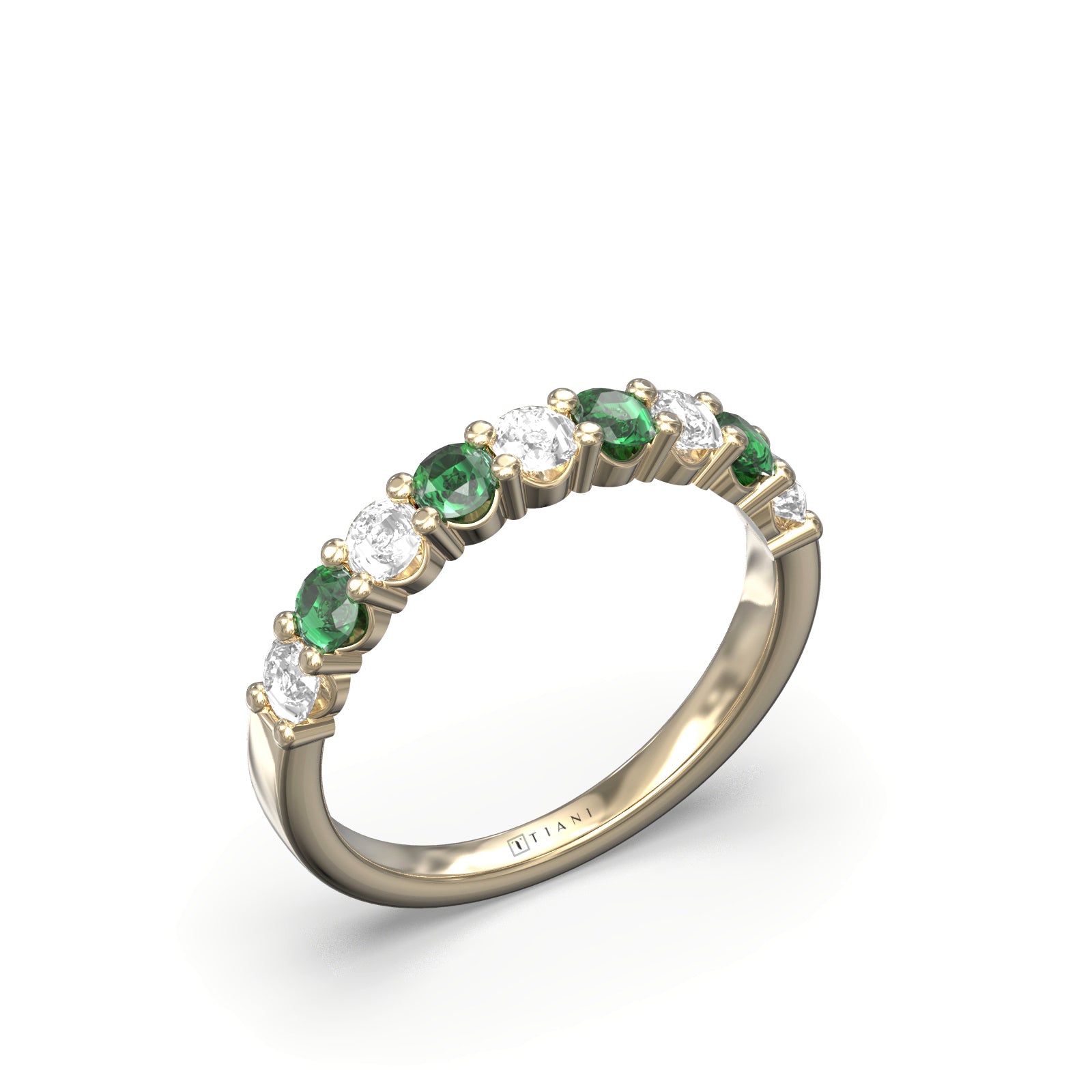 emerald eternity ring