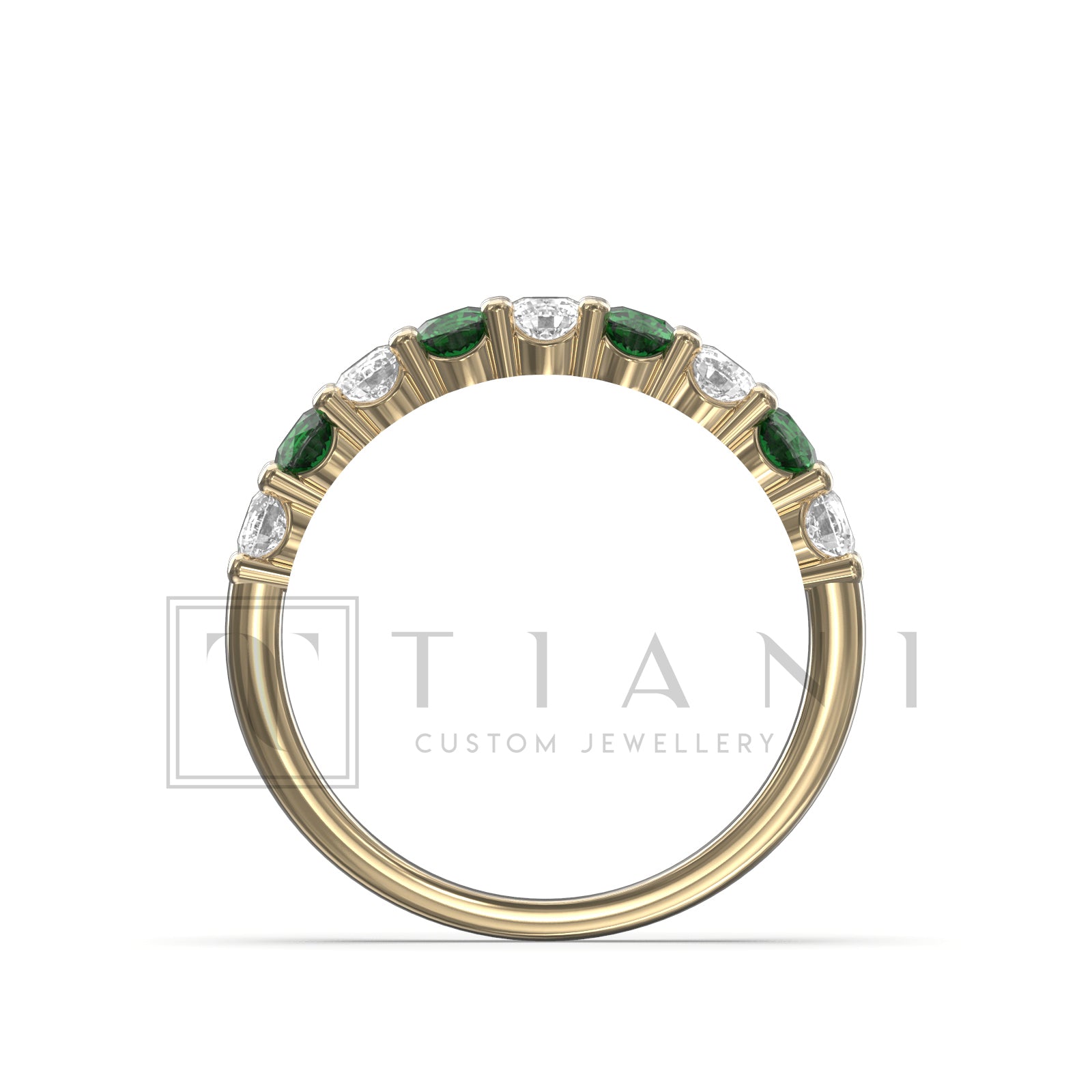 emerald eternity ring