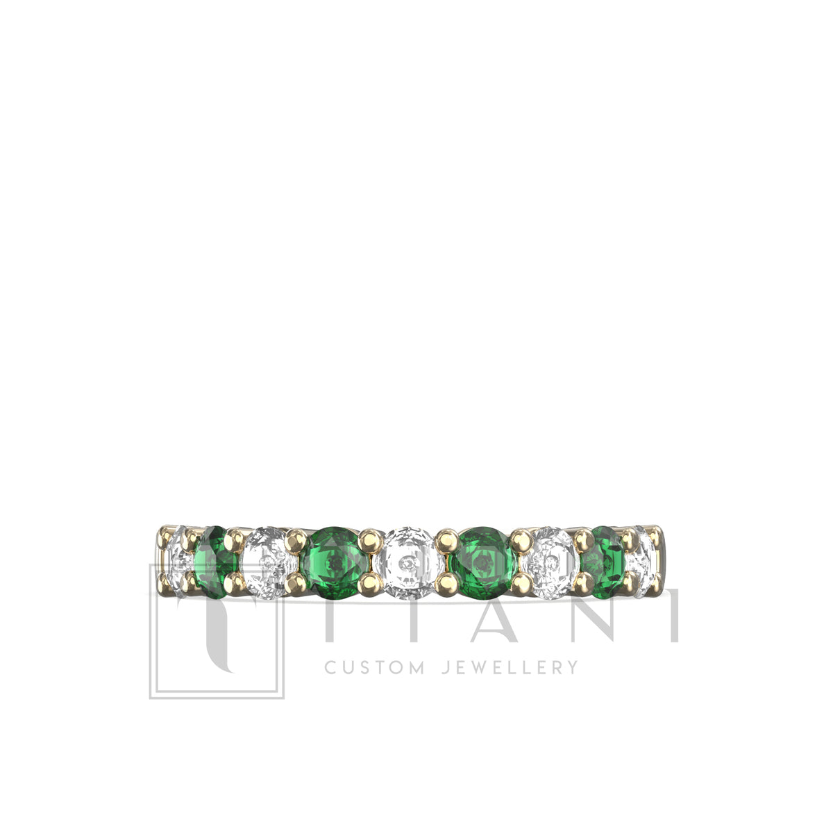 emerald eternity ring