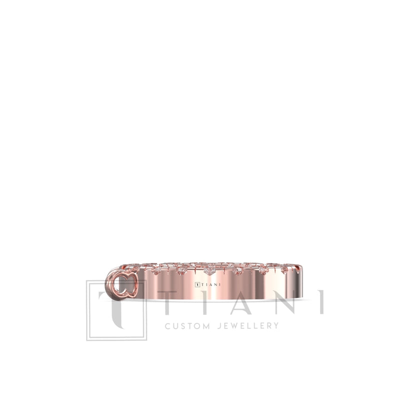 circle diamond pendant 