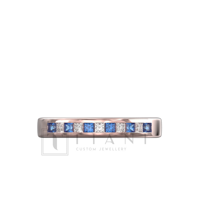 sapphire wedding band 