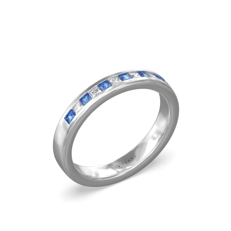 sapphire wedding band 