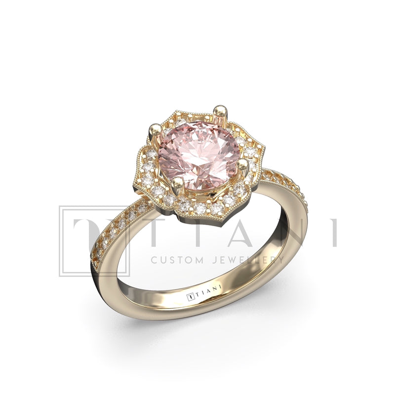 halo diamond ring