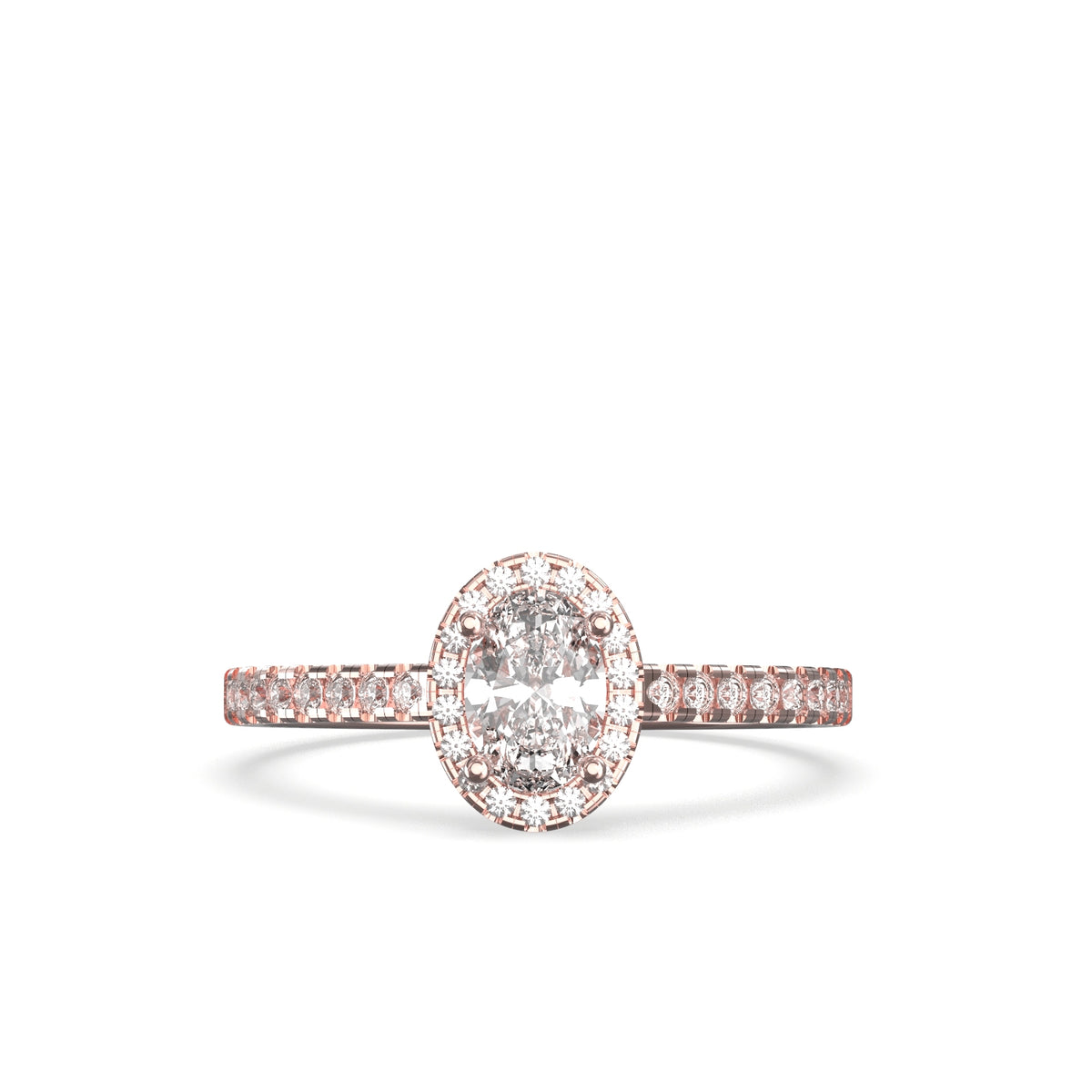 oval diamond engagement ring