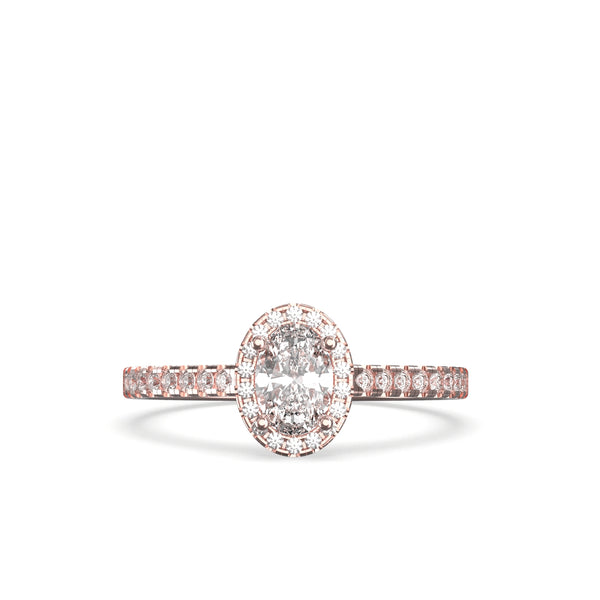 oval diamond engagement ring