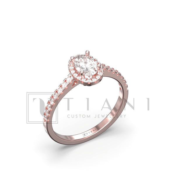 oval diamond engagement ring