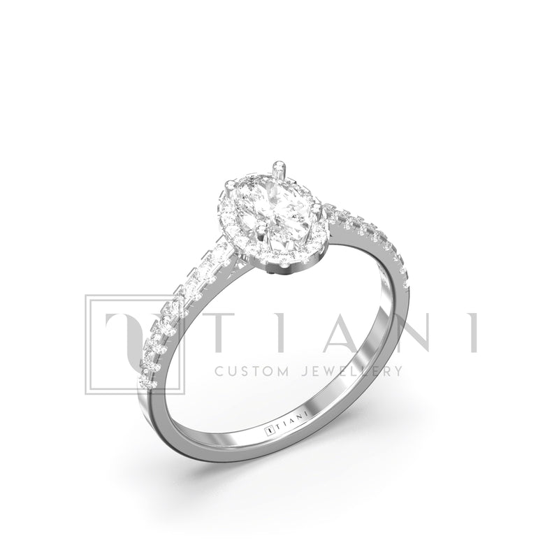 oval diamond engagement ring
