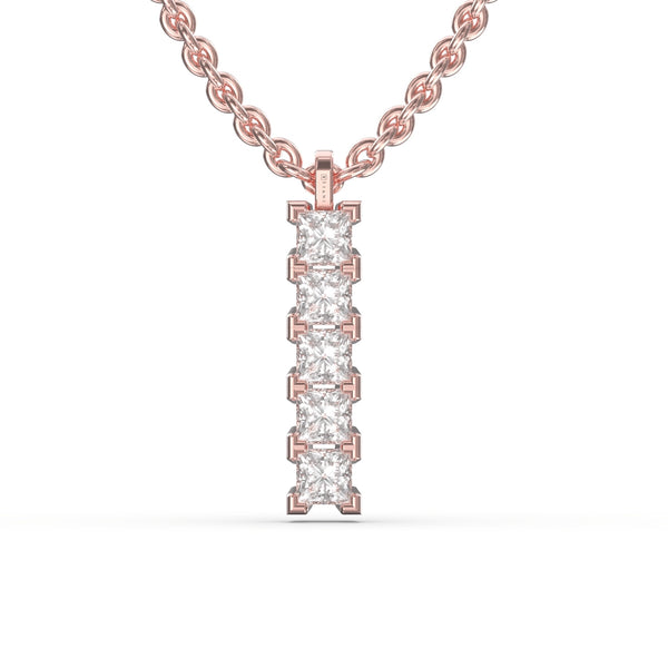 drop diamond necklace