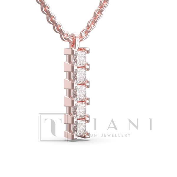 drop diamond necklace