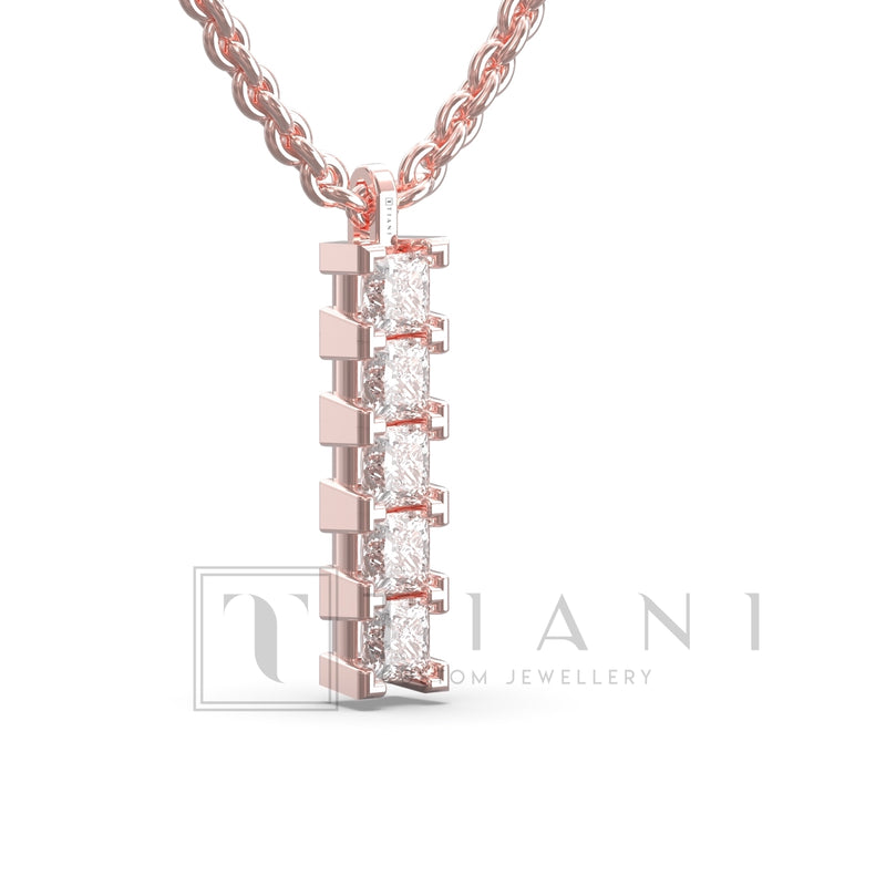 drop diamond necklace