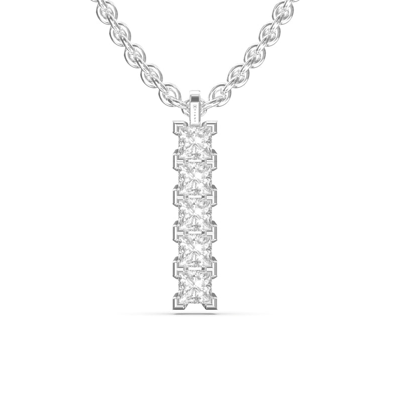 drop diamond necklace