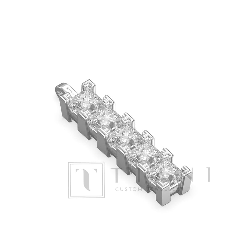 drop diamond necklace