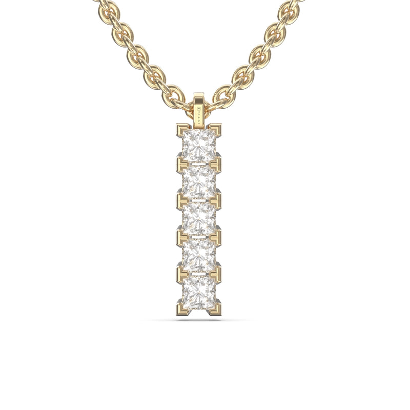 drop diamond necklace
