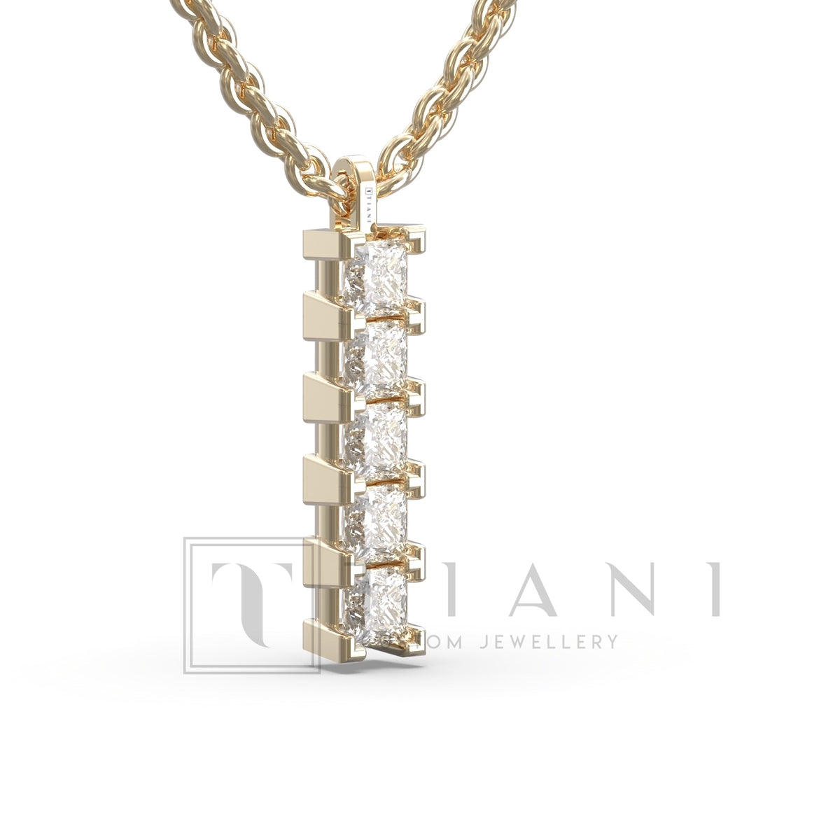 drop diamond necklace