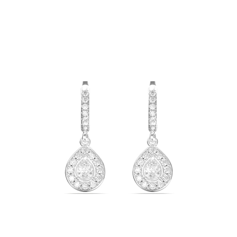 diamond drop earrings