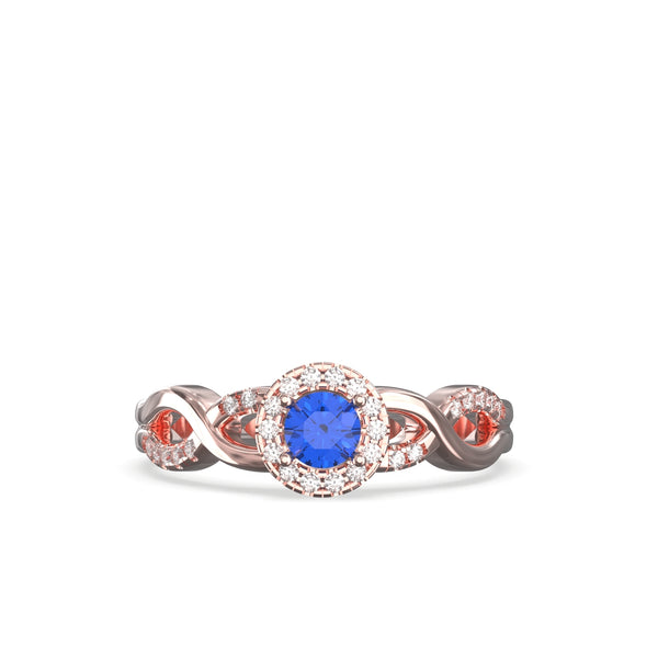sapphire and diamond ring