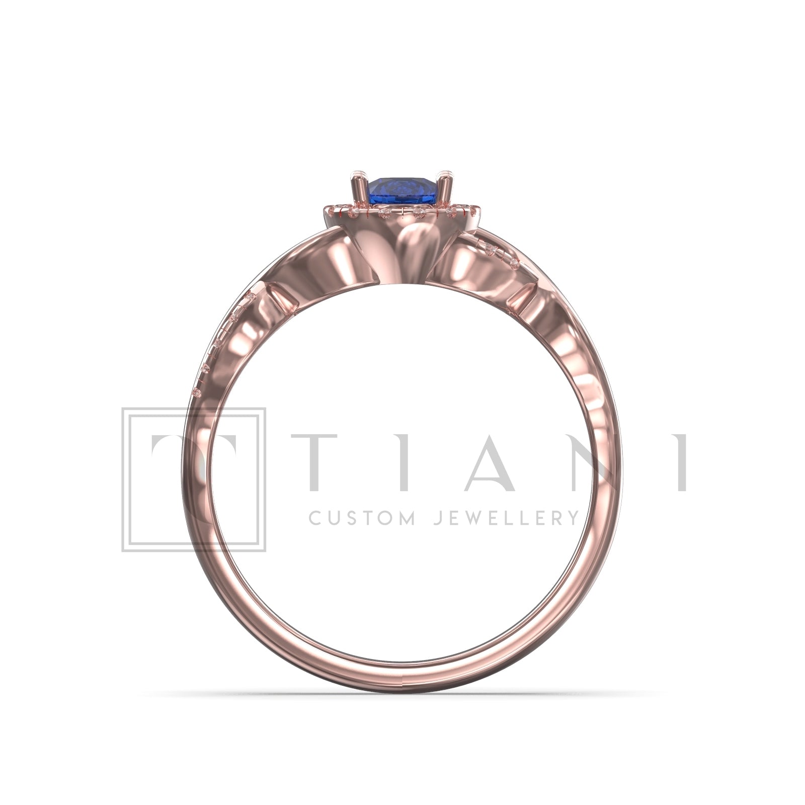 sapphire and diamond ring