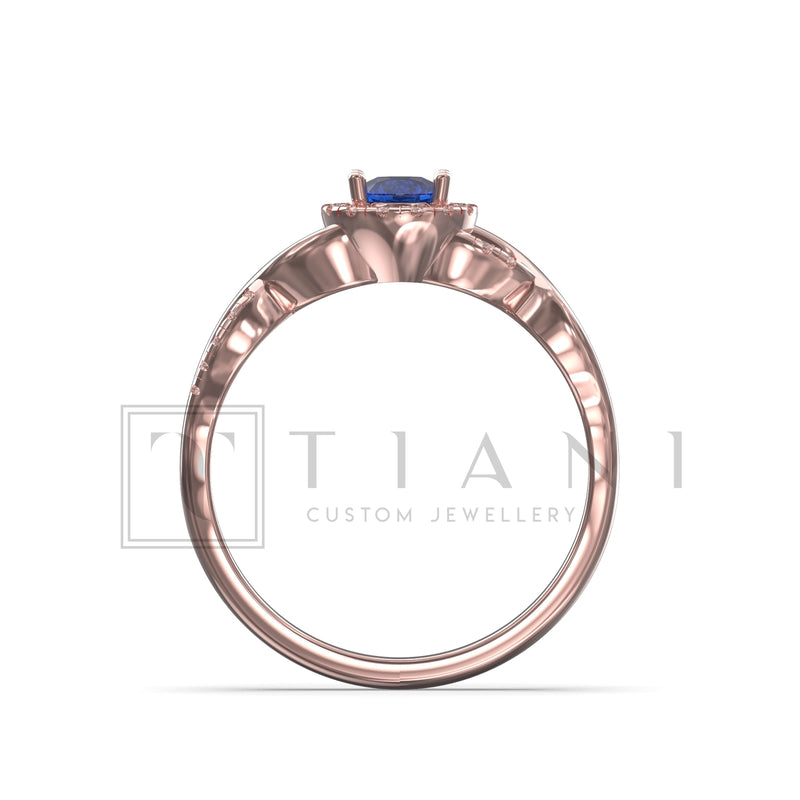 sapphire and diamond ring