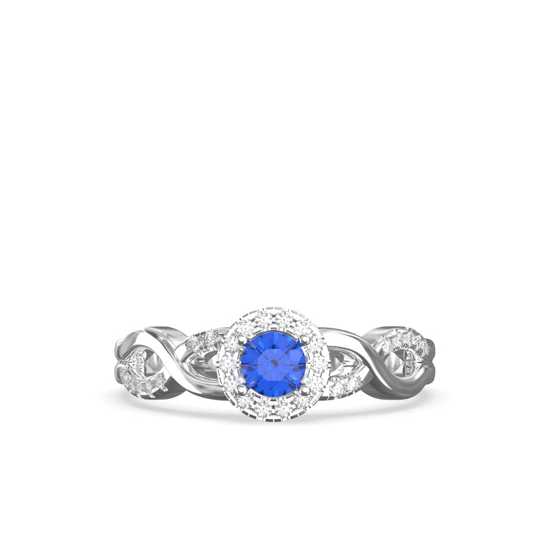 sapphire and diamond ring