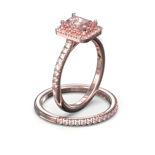 engagement and wedding ring set