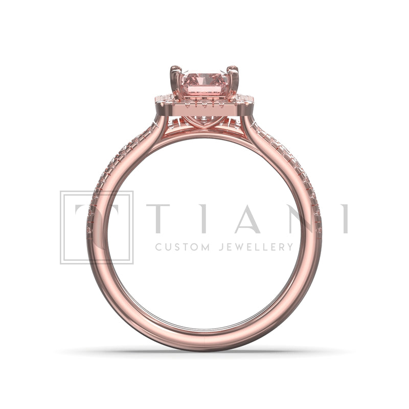 engagement and wedding ring set