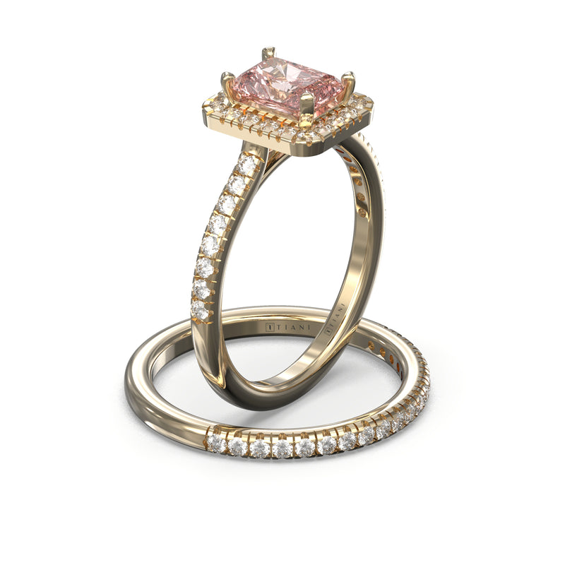 engagement and wedding ring set
