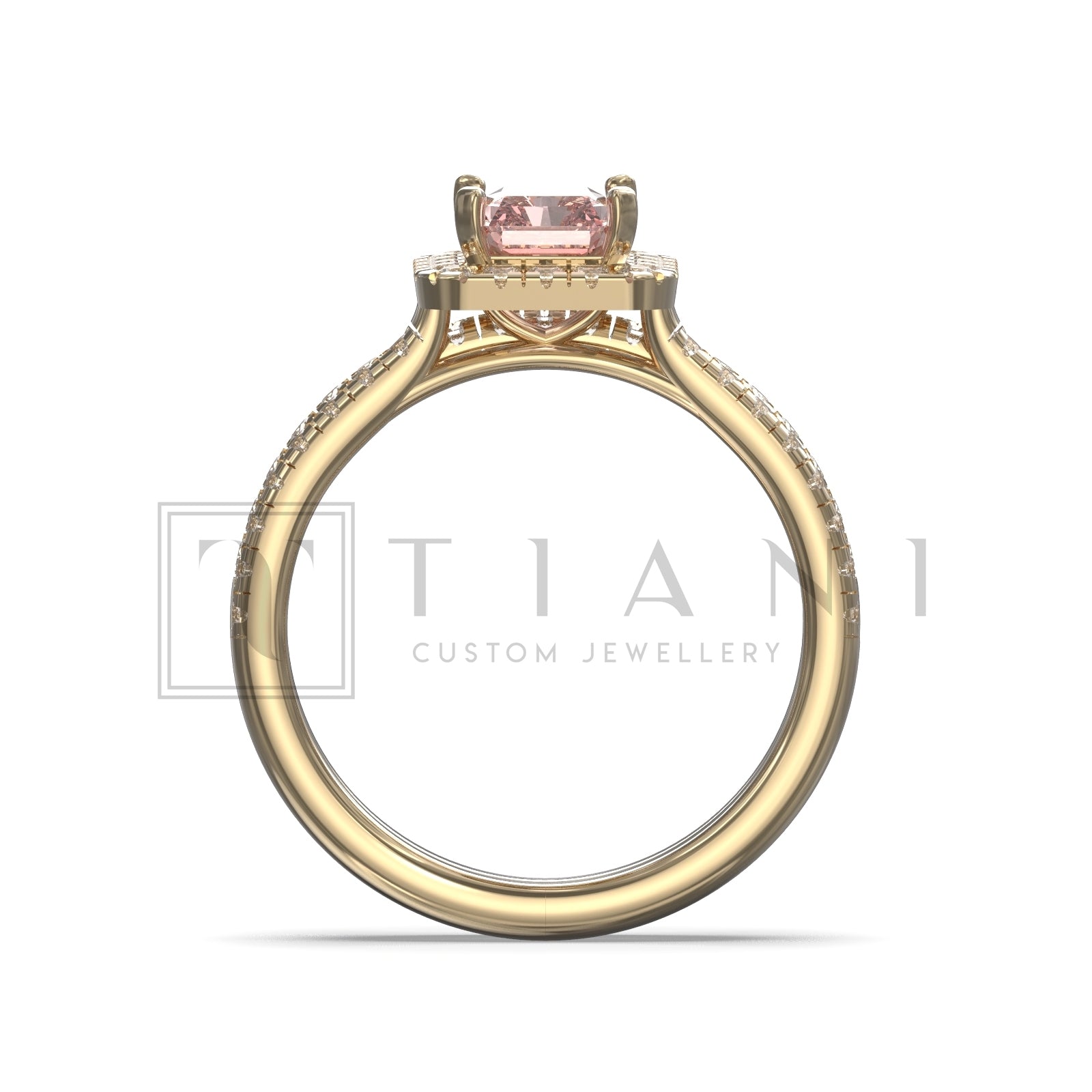 engagement and wedding ring set