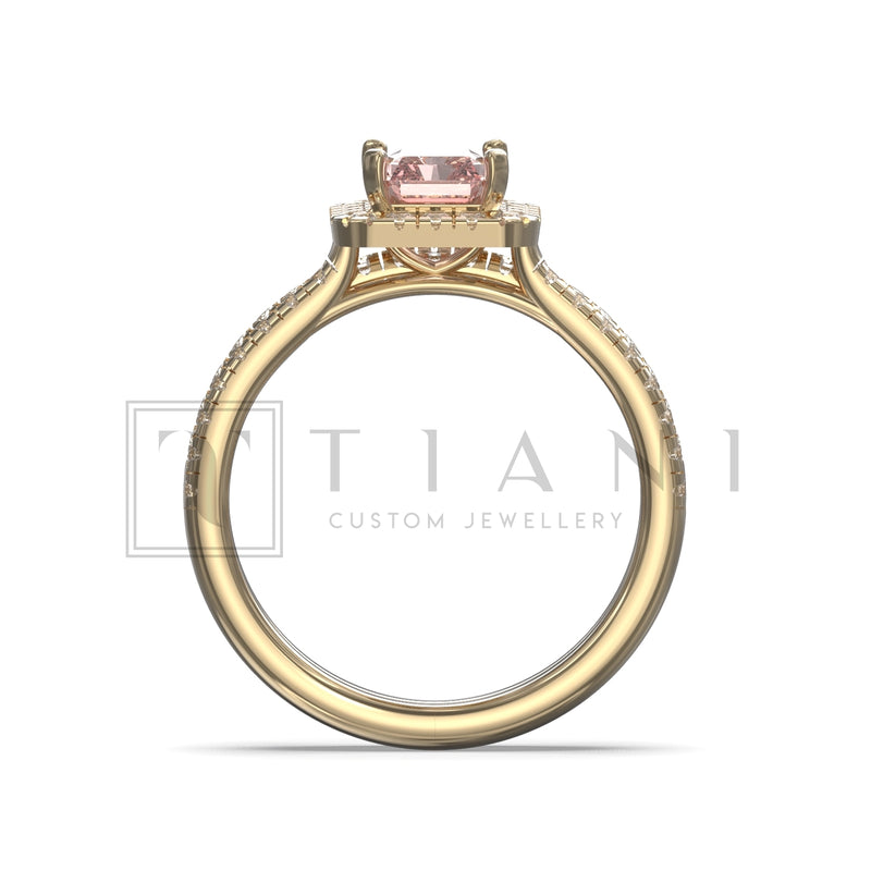 engagement and wedding ring set
