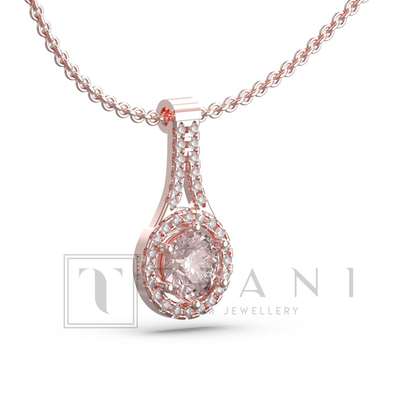 morganite pendant