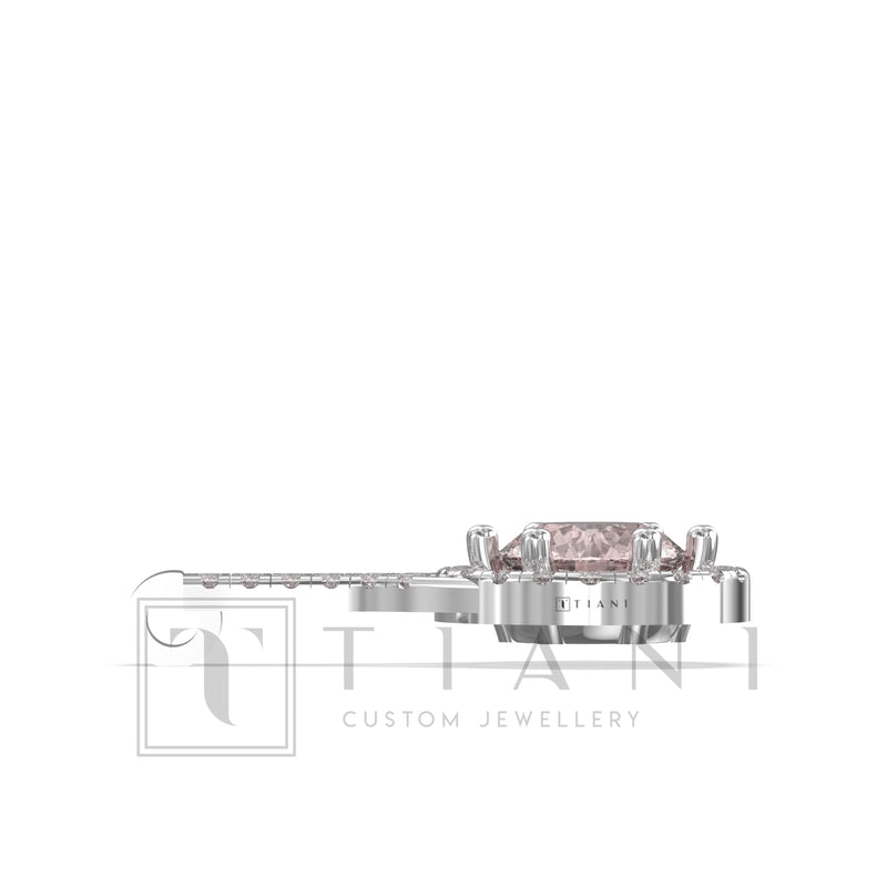 morganite pendant