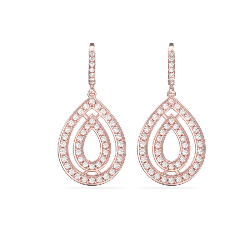 diamond drop earrings