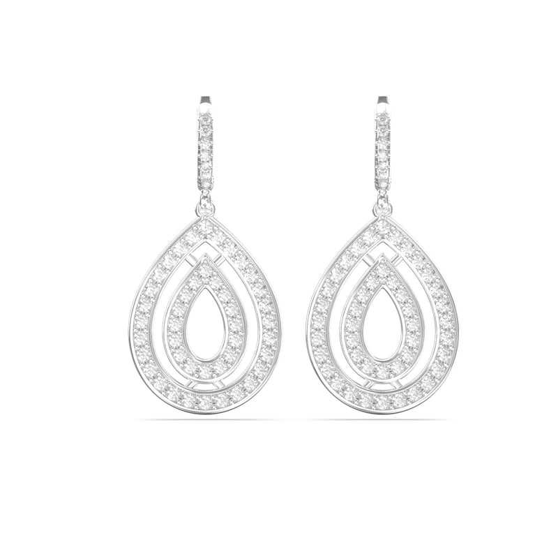 diamond drop earrings