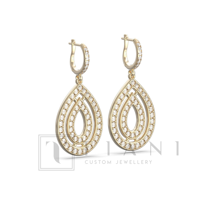 diamond drop earrings