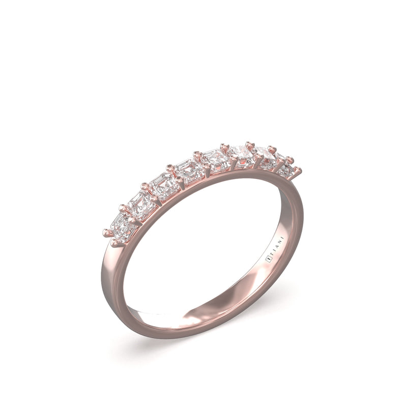 Erin | Asscher Cut Diamond Eternity Band