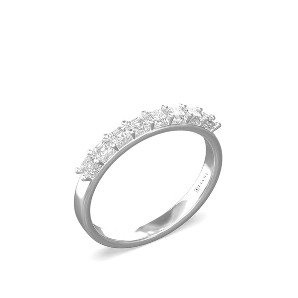 Erin | Asscher Cut Diamond Eternity Band