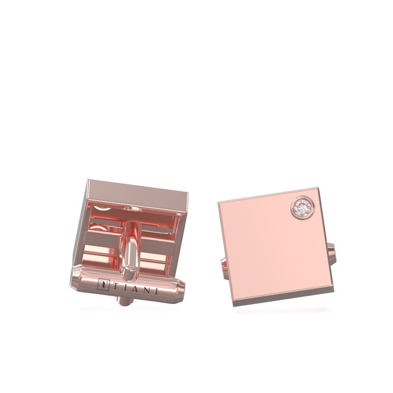 Guy | Custom Gold & Diamond Cufflink