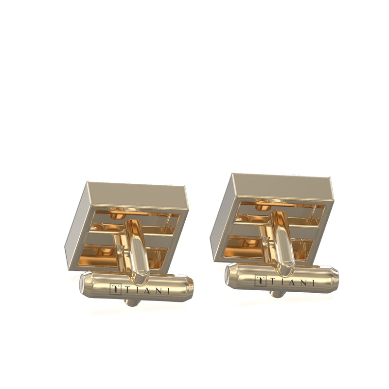 Guy | Custom Gold & Diamond Cufflink