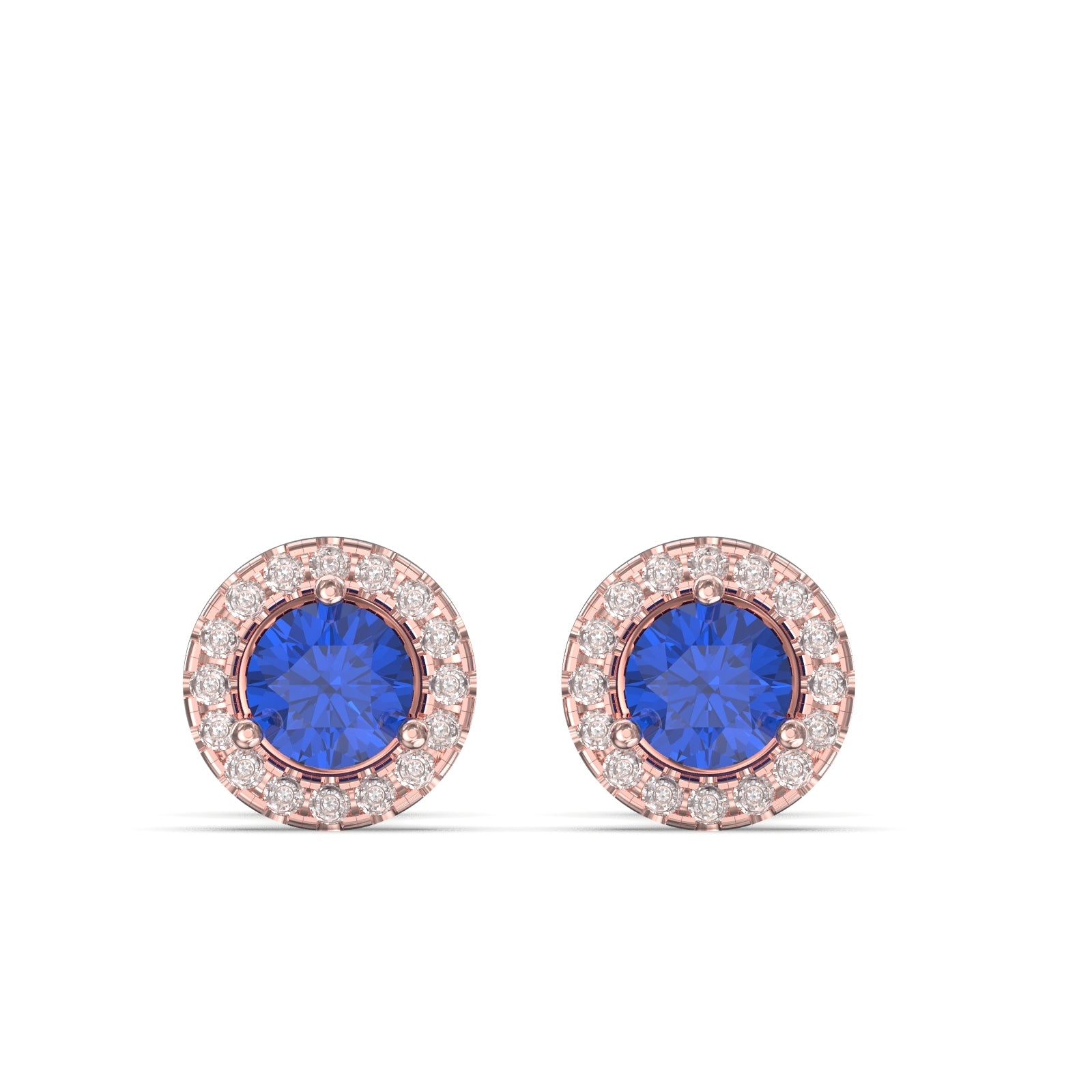 sapphire and diamond earrings