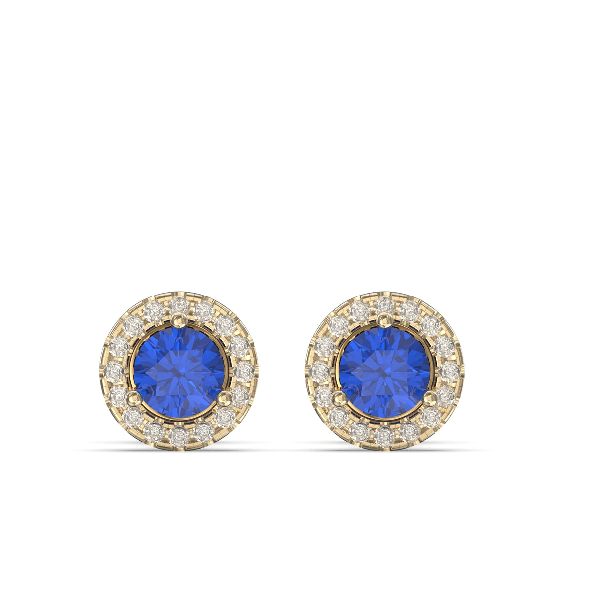 sapphire and diamond earrings