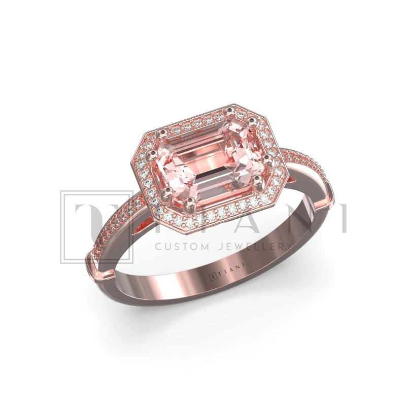morganite engagement ring