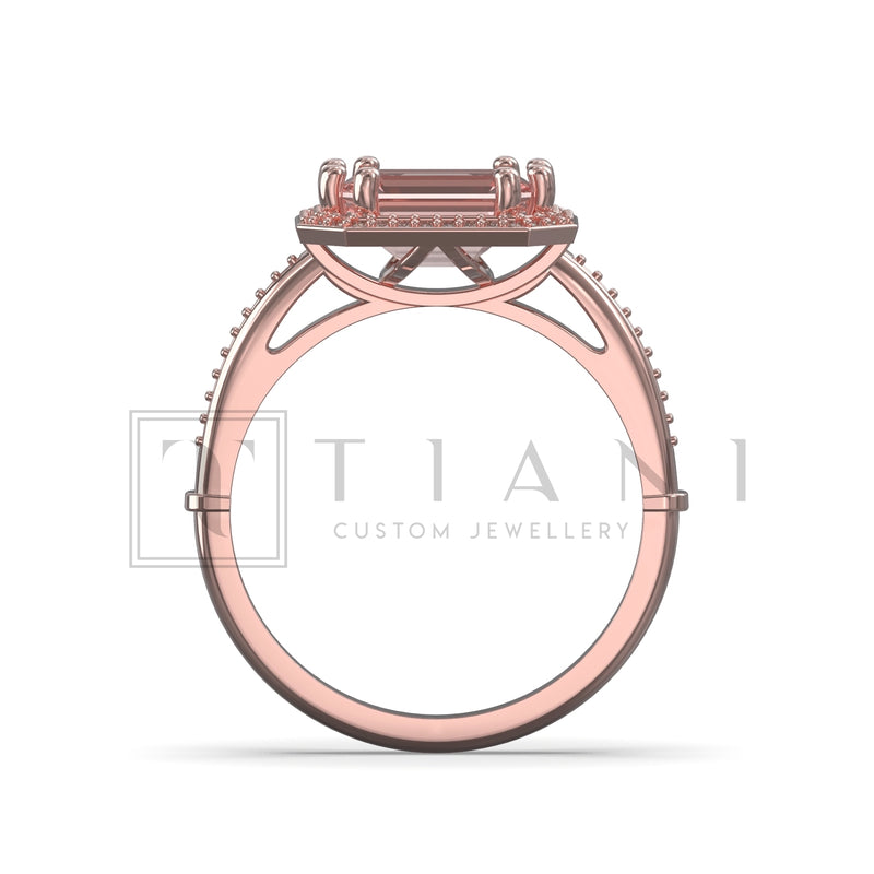morganite engagement ring